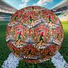 Custom Name Personalized Cristiano Ronaldo Print Size 5 Soccer Ball Training & Match Football, for Team, Kicking, Gift for Football Enthusiasts
