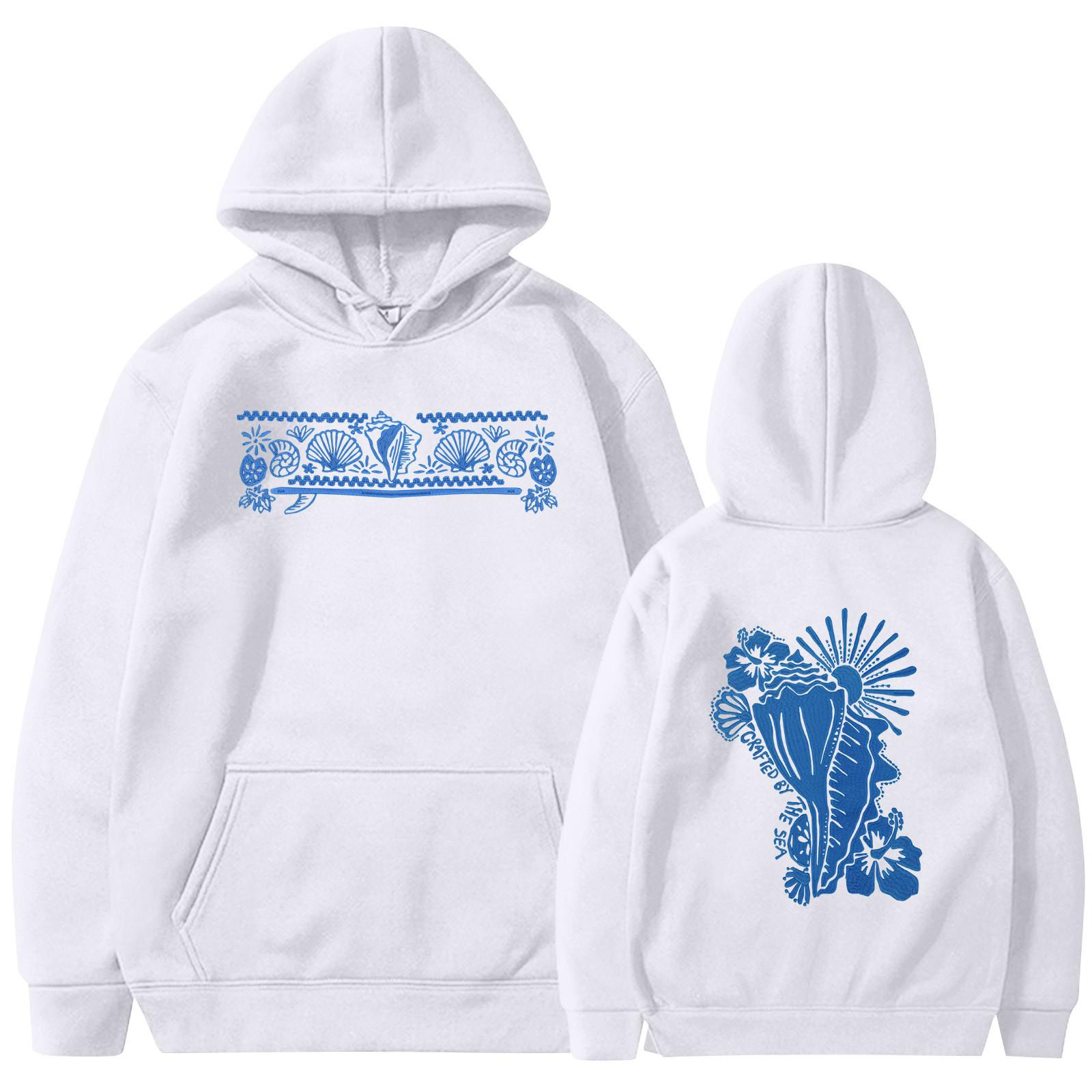 

Женская мода, женский легкий пуловер с длинными рукавами и карманами, толстовка с капюшоном в стиле консервативного стиля XL белый