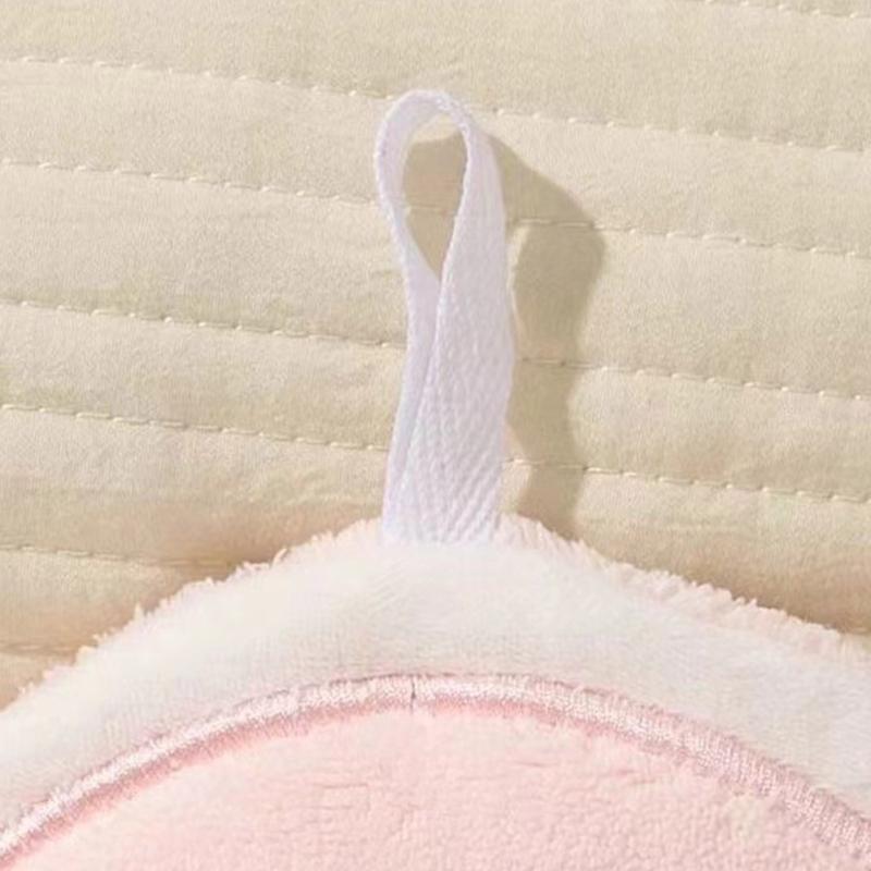 Highly Absorbent Floral Hand Towel Gentle Plush Fabric Hanging Towel Quick Drying For Sensitive Skin Households