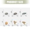 Miniature Resin Fossils Dinosaur Statue Model Mini Dinosaur Fossils Moss Landscape Ornament Educational Toy Figures