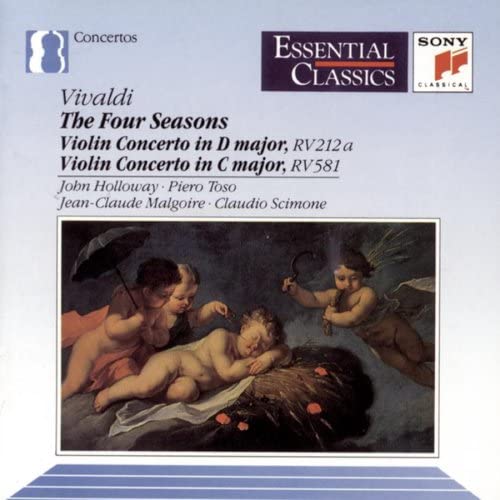 

CD VIVALDI, HOLLOWAY; I SOLISTI VENETI - 4 Seasons Non Japan Classical Used