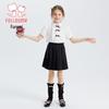 Conjunto de Camisa Preppy y Falda Plisada para Niñas Fuloumi