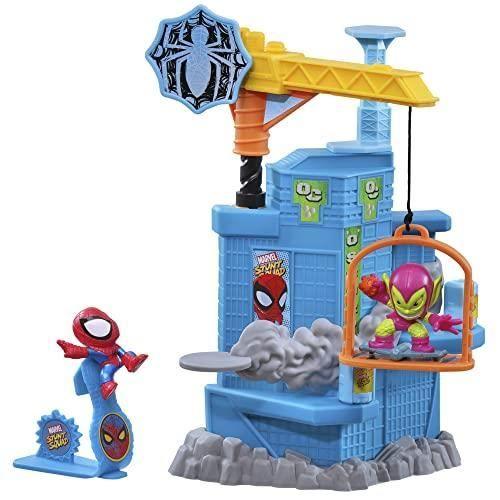 Playset Mini Marvel Spiderman Stunt Squad - Hasbro - F7062 - Compact - Amusant - Enfant