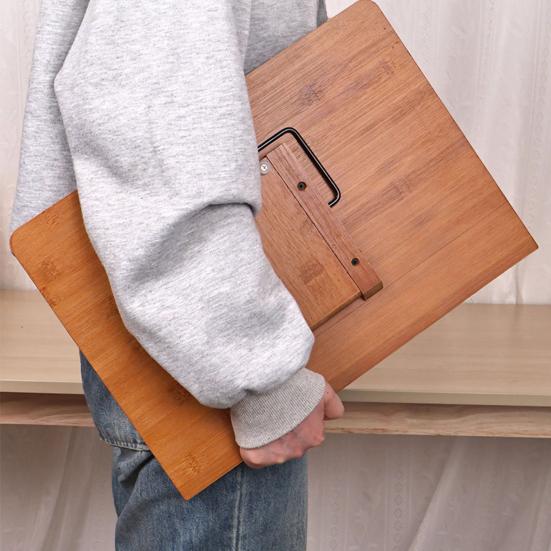 Çocuklar İçin Bambu Kitap Standı, Çocuklar İçin Ayarlanabilir Katlanabilir Okuma Rafı, Ders Kitapları İçin Çok Fonksiyonlu Masaüstü Kitap Tutucu