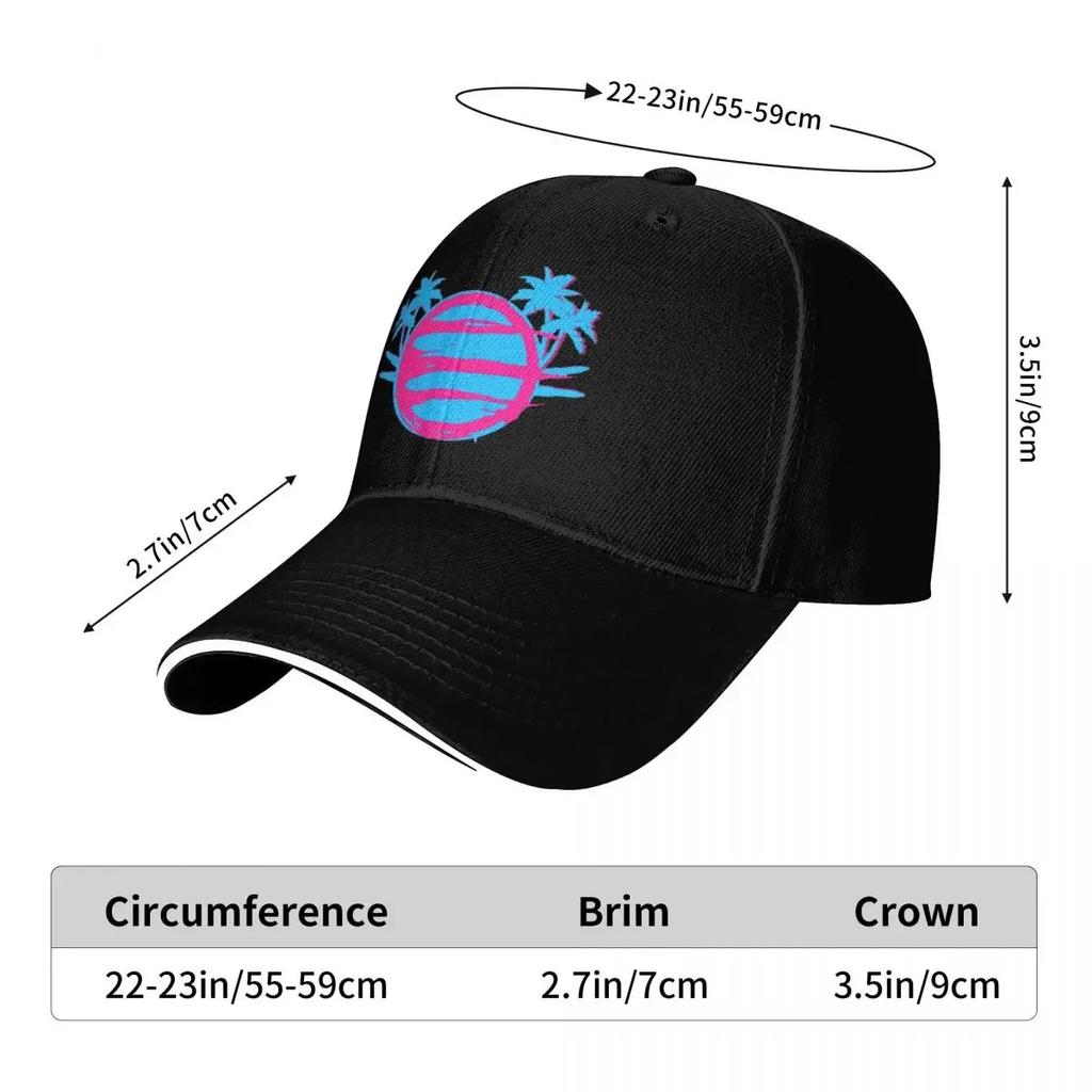Hotlines Miami Beach Sport Baseball Caps Men Adult Male Beach Sun Hat Trucker Cap
