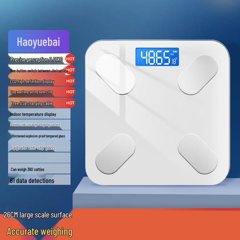 ZISIZ Rechargeable Smart Body Fat Scale