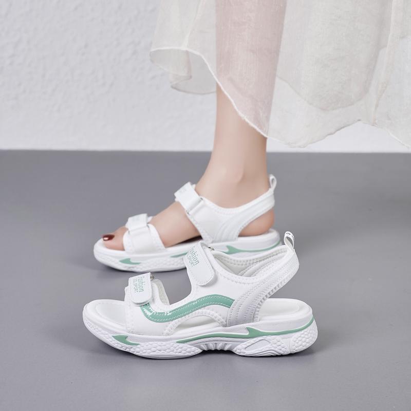 34-42 Moda Estiva Donna Suola MD Leggera Sandali Casual Scarpe da Spiaggia per Donna Pantofole per Ragazze