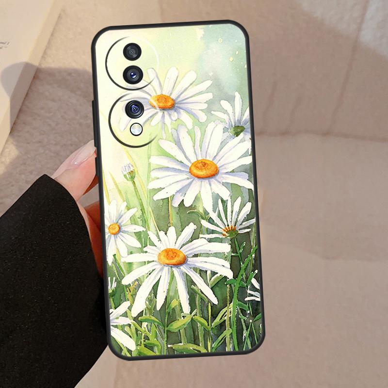Daisy Watercolor For Honor Magic 7 Pro 5 6 V5 Case For Honor 200 400 50 70 90 Lite X8a X8b X9a X9b X9c Cover