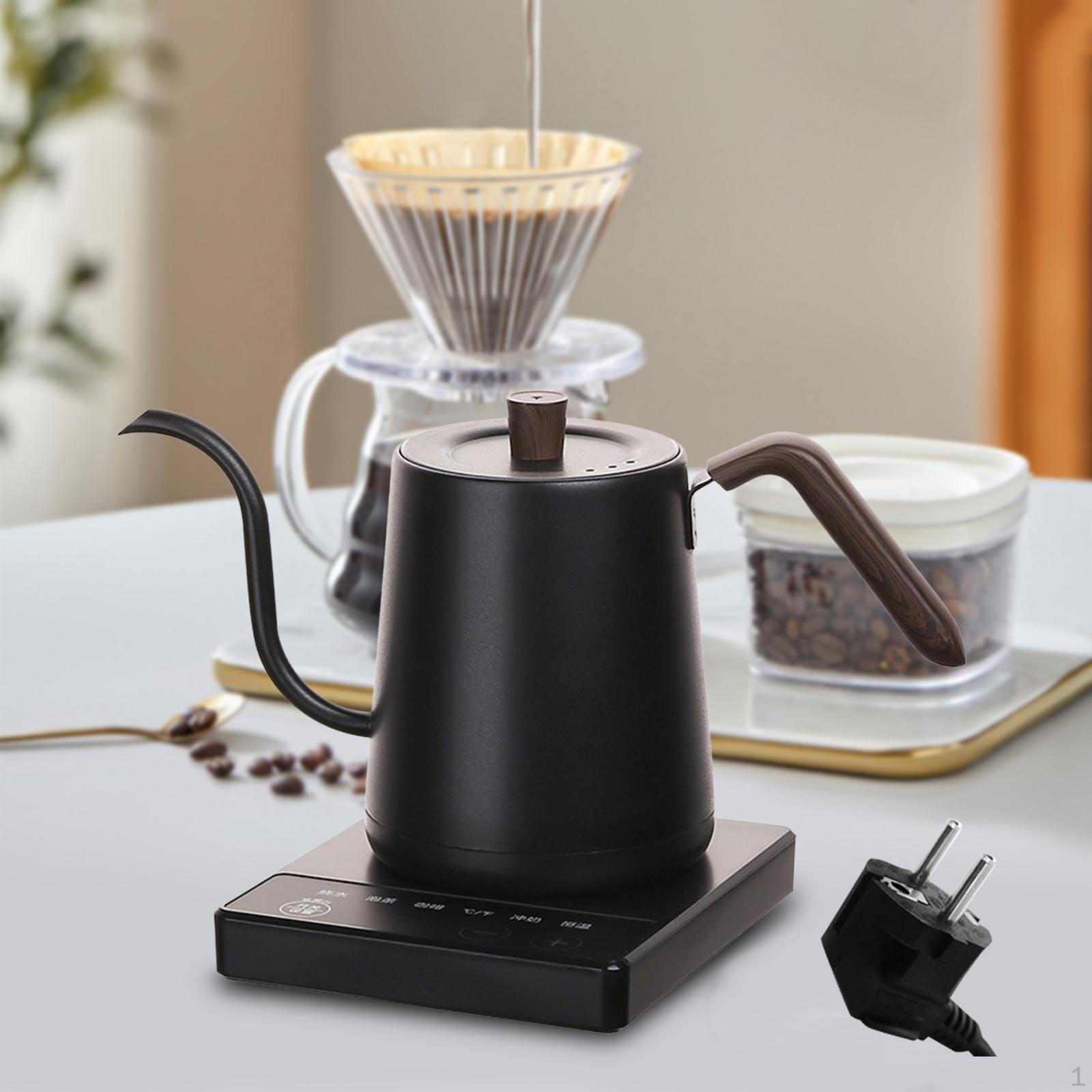 

Electric Coffee Kettle 1000W Boiling Water for Camping Outdoor Picnic black чорний