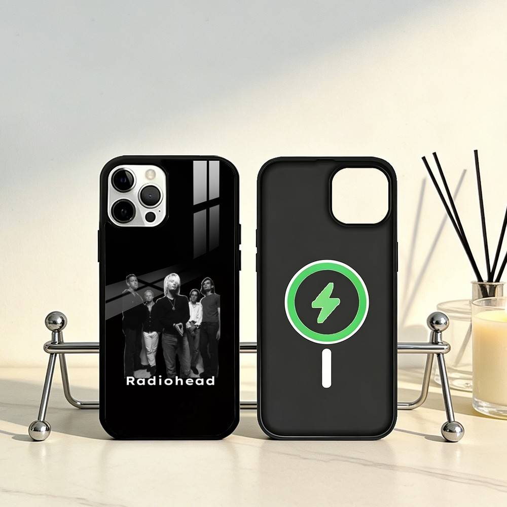 Classic R-Radiohead Rap Band Phone Case For iPhone17,16,15,14,13,12,11 Plus,Pro Max Magnetic For Magsafe Wireless Charging