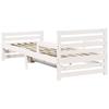 Bed Frame with Headboard White 80 x 200 cm Engineered Wood