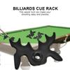 Black Plastic Billiard Bridge Head Slip On Cue Bridge for Pool Table, Pool Cue Bridge Head Billiard Cue Bridge Head