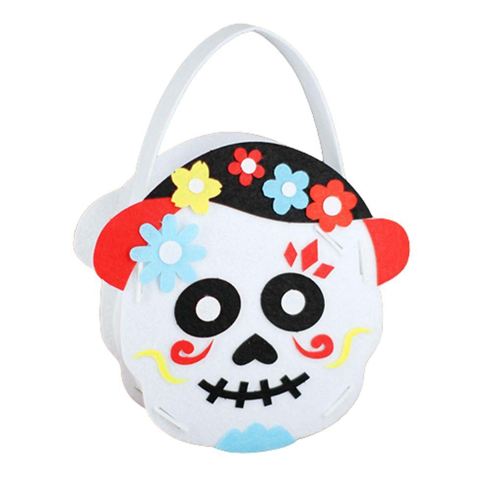 Children's Toys Tote Bag DIY Material Halloween Bag Gift Basket Storage Bucket Halloween Candy Bag