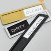 Dishwasher Magnet Sliding Sign Indicator for Clean and Dirty Status Dishwasher Door Attachment Durable and Easy To Use Sliding Design