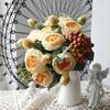 30CM Artificial Peony Flores Bouquet DIY Fake Flower Simulation Flowers  Home Wedding Decoration
