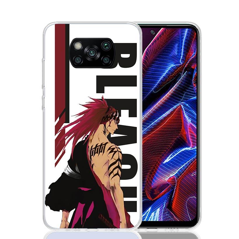 

Чехол для телефона Bleach Ichigo Kenpachi для Xiaomi Poco X7 X6 X5 Pro F7 Ultra Redmi 15C 15 13 13C 12 12C 10 10A 10C 9 9A 9C 9T C Redmi 9