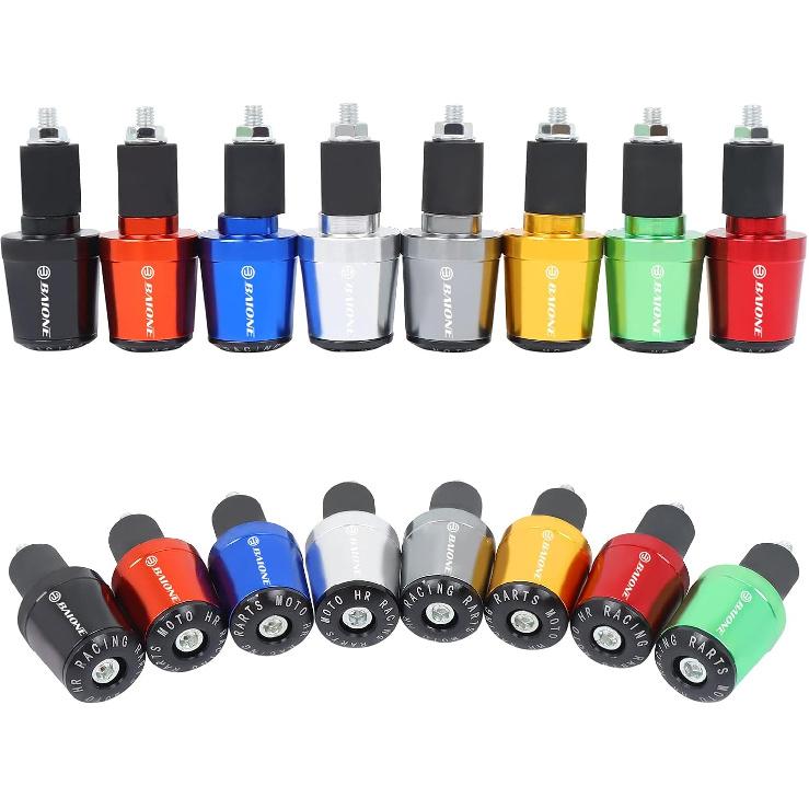

COPART Universal Motorcycle Handlebar Ends 7/8 22mm Handle Bar End Plugs Caps Replacement for Honda CBR1000RR CBR600RR CB650F CBR250R CBR929RR CBR