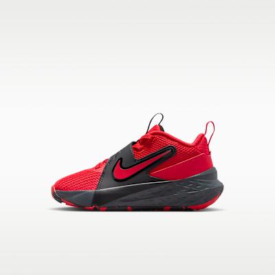 Nike Team Hustle D 12 University Red Black (PS) 35