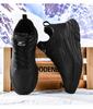 Shuangxing 2024 Men's Black Low-Top Winter Sports Shoes with Plush Lining