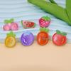 Handmade Resin Hair Accessories: Cream Glue DIY Clips, Ties & Transparent Fruit Patches