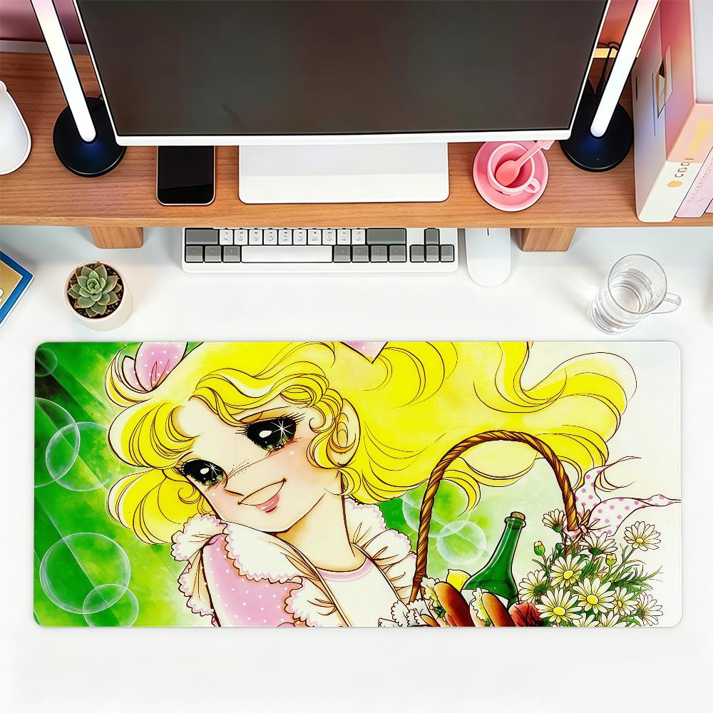 Anime candy candy Mouse Pad For Office Gaming And Keyboards NonSlip Large Waterproof