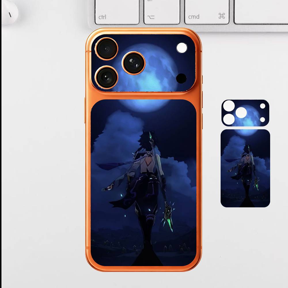 

Game Figure Xiao For iPhone 17 Pro Max Full Back Cover Decal Wrap Skin Rear Protective Sticker Film iPhone17promax