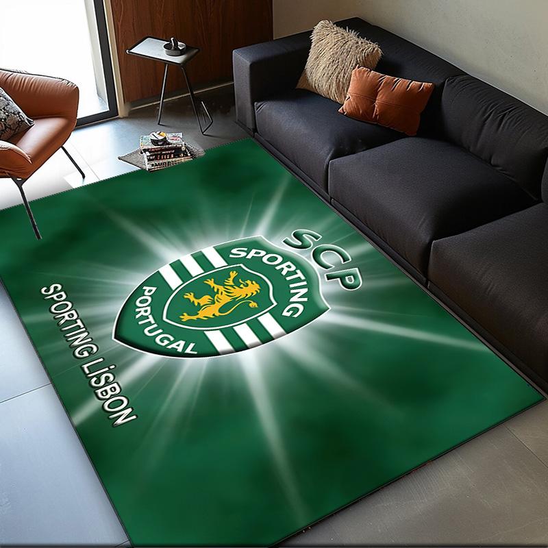 1PC rug Sporting Portugal Crest Carpet, Chair Rug,Area Rug for Office Bedroom living rooms bedroom, Doormat decor Christmas fan gifts