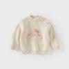 David Bella Warm New Winter Clothing Girls' Sweater Baby Half Turtleneck Knitwear Kidsren's Fleece Pullover Top