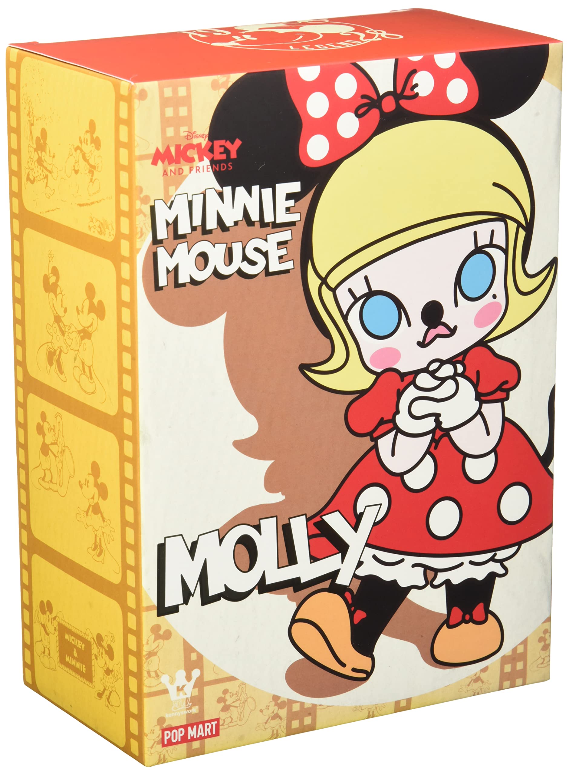 

POPMART MOLLY ДИСНЕЙ Костюм Минни BJD [Кукла на шаровых шарнирах]