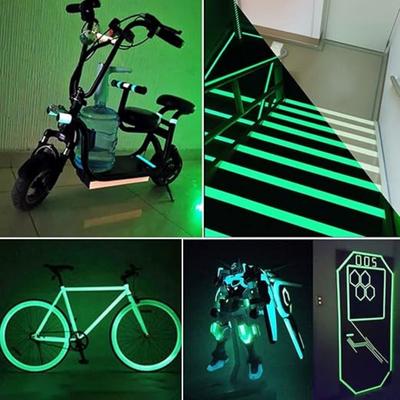 3cm x 5m Im Dunkeln Leuchtendes Klebeband Grün Hoch Helles Leuchtendes Klebeband Aufkleber Entfernbar Wasserdicht und Photolumineszent