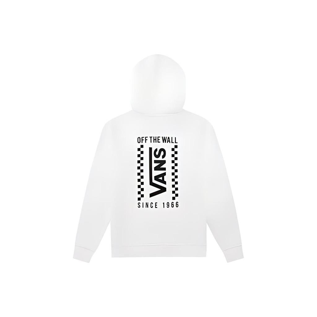 Vans Printed Logo Fleece Hoodie Men Tops White VN0A48CGFS8
