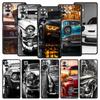 Black White Car Phone Case For Xiaomi Redmi Note 15 14 13 12 4G 9 10 11 Pro Plus 5G 14C 13C 12C 10C Soft TPU Cover