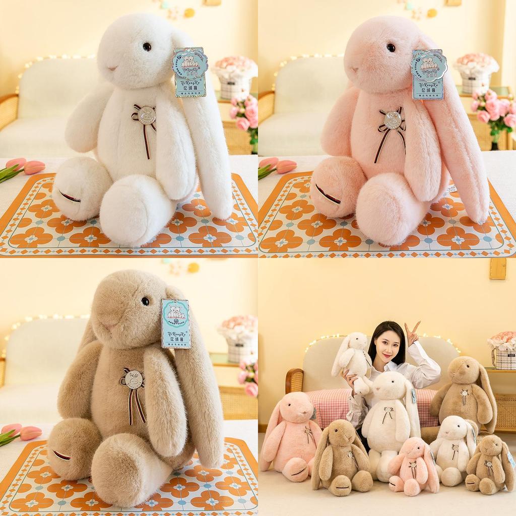 Adorable Plush Bunny Stuffed Toy With Long Ears Soft And Cuddly For All Ages