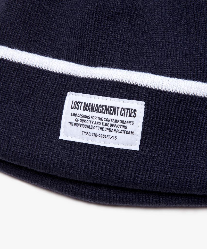 LMC Lmc Stripe Tassel Beanie Navy