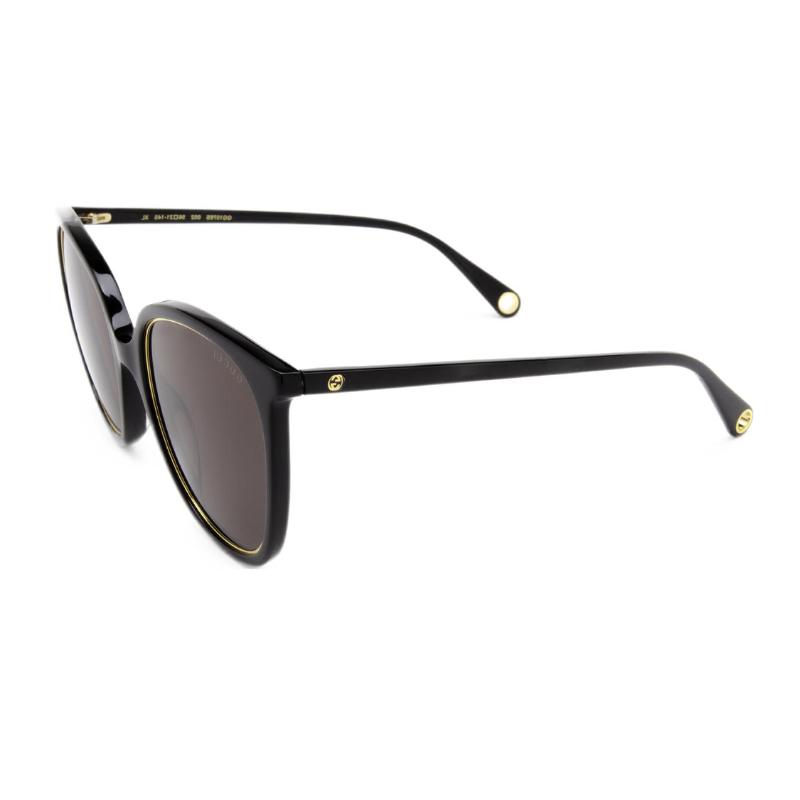 

GUCCI Butterfly Panel Frame Sunglasses Black Unisex 56 чёрный