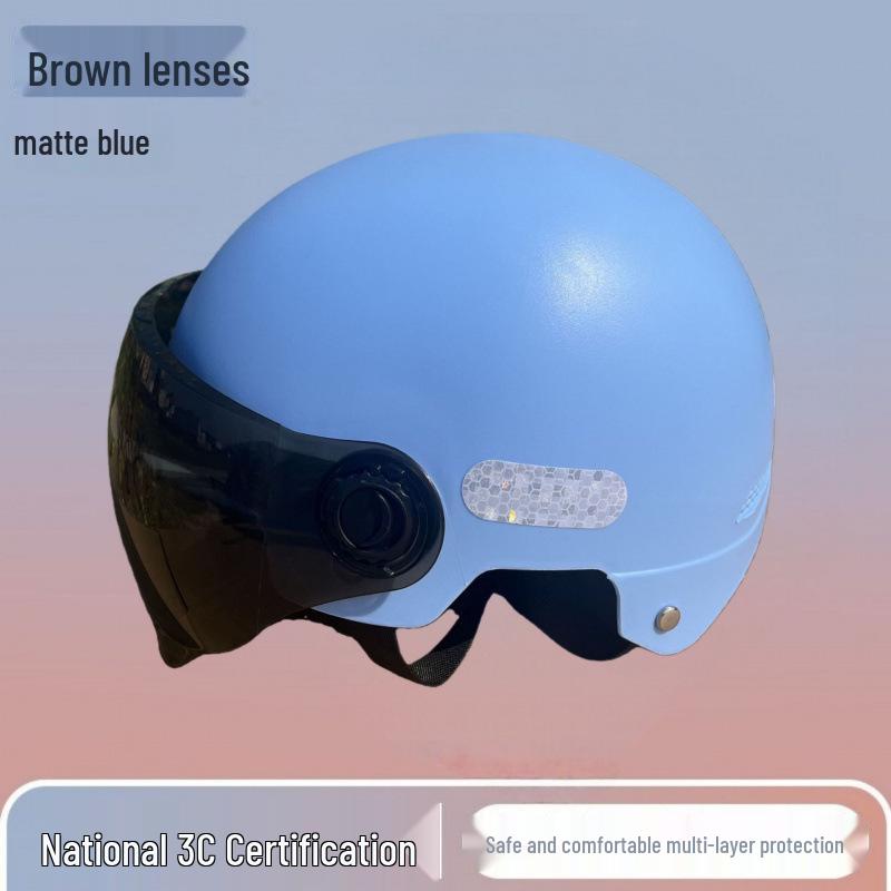 3C Certified Lightweight Electric Bike Helmet for Men & Women - Summer Sun Protection Half Helmet