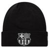 Core Cuff Beanie FC Barcelona Reflective Hat, Mens Black Cap