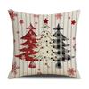New Cartoon Christmas Pillowcase Snowman Christmas Tree Holiday Party Cushion Sofa Pillowcase