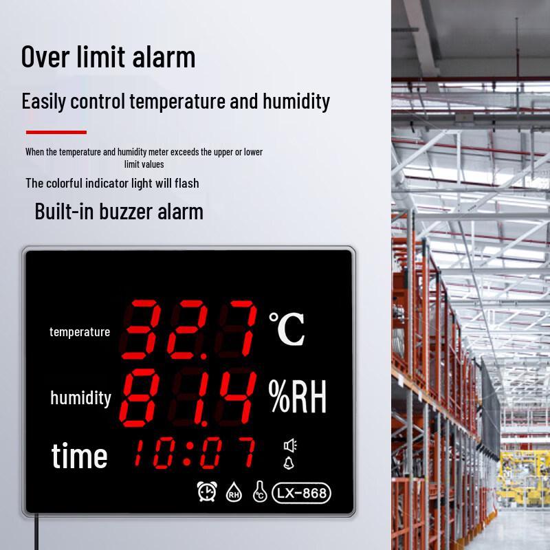 BODFOU HC Digital LED Temperature and Humidity Meter