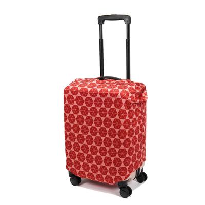 Potah na kufr Ace Muffle, Malý, Kapesní, 57 cm, 62841, 10 cm, Červený (Geometrický design)