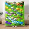 Plants Vs. Zombies Blanket Durable Comfort Great for Bedding Couch Office Chair Four Seasons Multipurpose Modern
