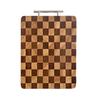 wenge wood checkered double-sided rectangular 40x30x3cm