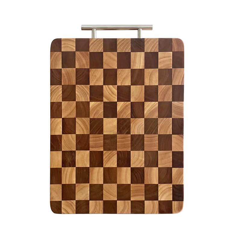 Yuzhuxun Wenge Wood Double-Sided Checkered Cutting Board