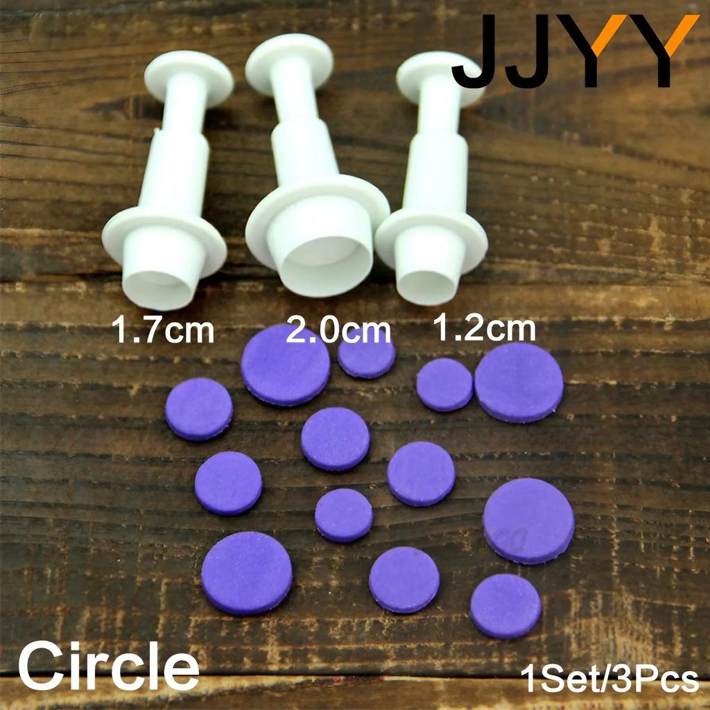 3Pcs Silicone Mould Set for Baking DIY Cake Candy Pasta Heart Oval Rhombus Shape Kitchen Baking Tools Cake Decorating Supplies