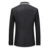 Men's Casual Business Wedding Long Sleeve Buttons Slim Fit Suit Coat Jacket