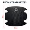 4Pcs/set Carbon Fiber Car Door Bowl Handle Anti-Scratches Sticker For Mercedes Benz AMG W204 W205 W211 W212 W213 W176 GLA CLA