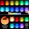 RGB Touch Bedside Lamp 13-Color USB Rechargeable Night Light with Remote Control, Timer & 3 Modes for Bedroom Home Decoration
