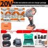 Dongcheng 20V Brushless Cordless Impact Wrench (698N·m) CN plug (adapter included)