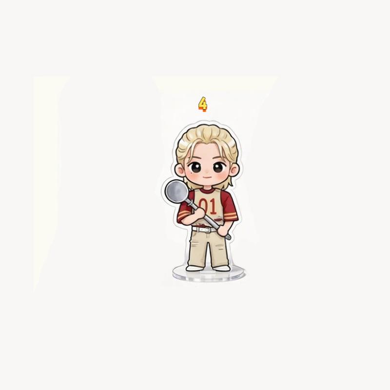 1pc Kpop Stray Kids Member 6cm Stand Cute Kawaii Chef Kitchen Utensils Chibi Figure Desktop Decoration Sign, SKZ Merch STAY Fans Collection Gift