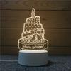 3d Nightlight Vision Bedroom Creative Desk Lamp Diy Holiday Gift Usb Direct Plug